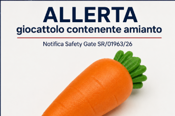 ALLERTA Giocattolo contenente amianto